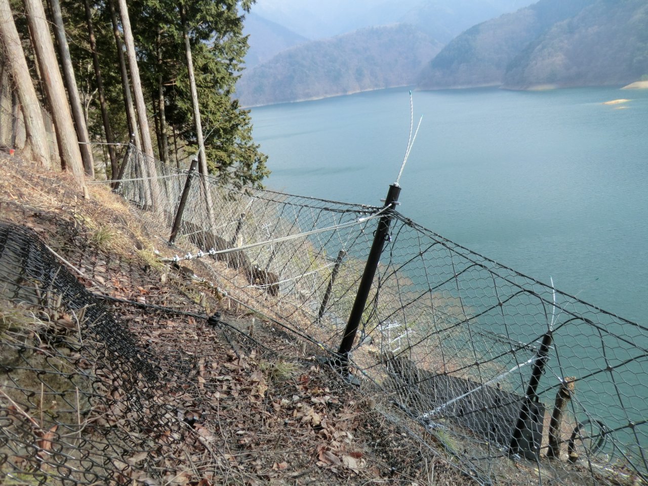 奥多摩分区(熱海)予防治山工事