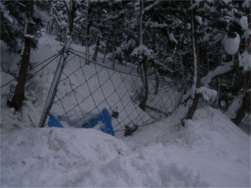 川治地区土木施設等環境整備対策雪崩予防柵(仮設)設置工事