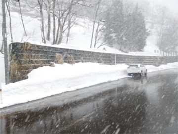 一般県道市野江浦佐線県単道路防雪対策工事