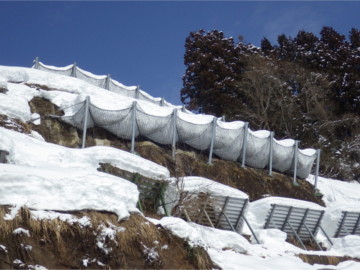 平成26年度一般県道真田高島線防災安全(雪寒･補正)三角フェンス工事