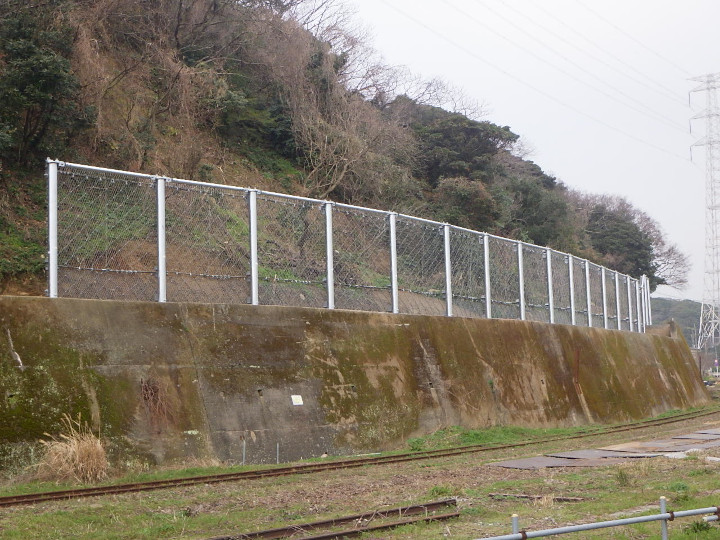 和布刈公園落石防護柵設置工事(2-2)