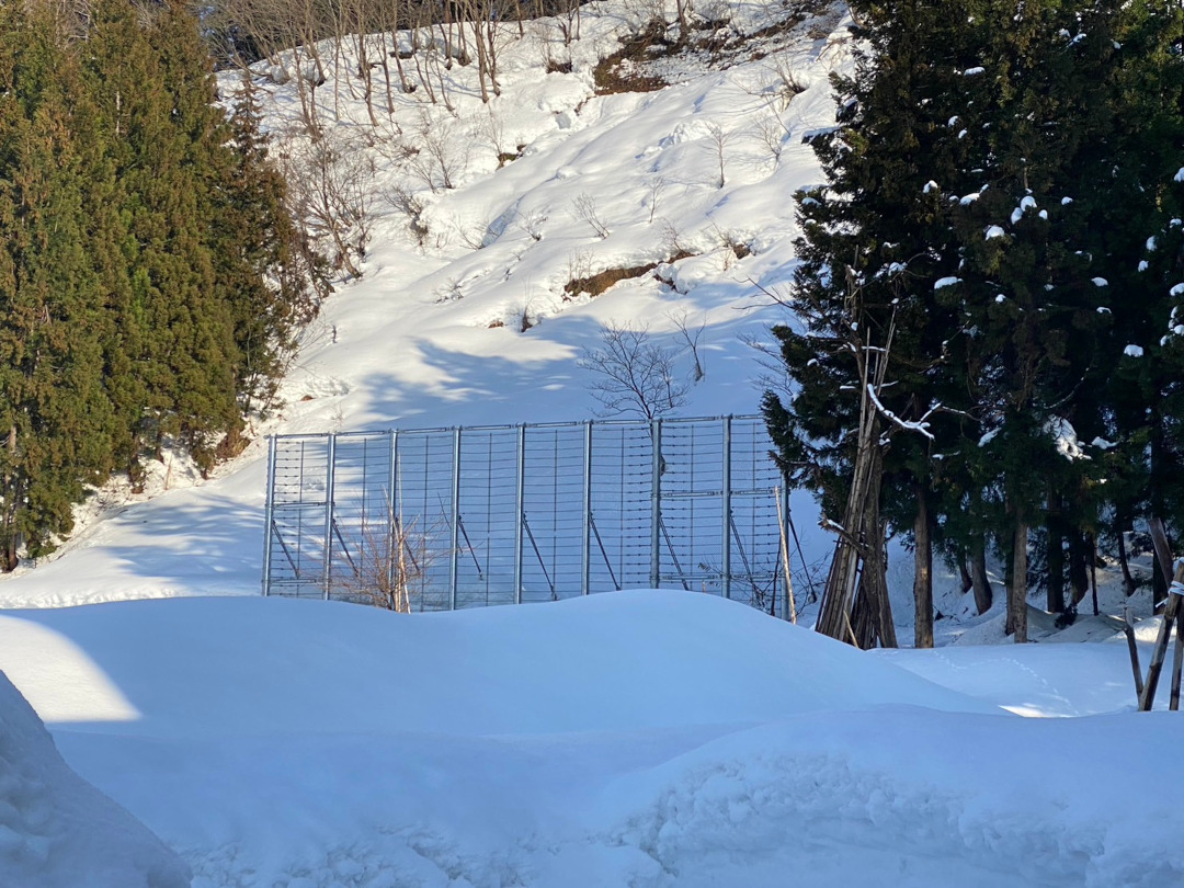日影地区防·安(総流防)雪崩対策ゼロ交雪崩防護柵工事