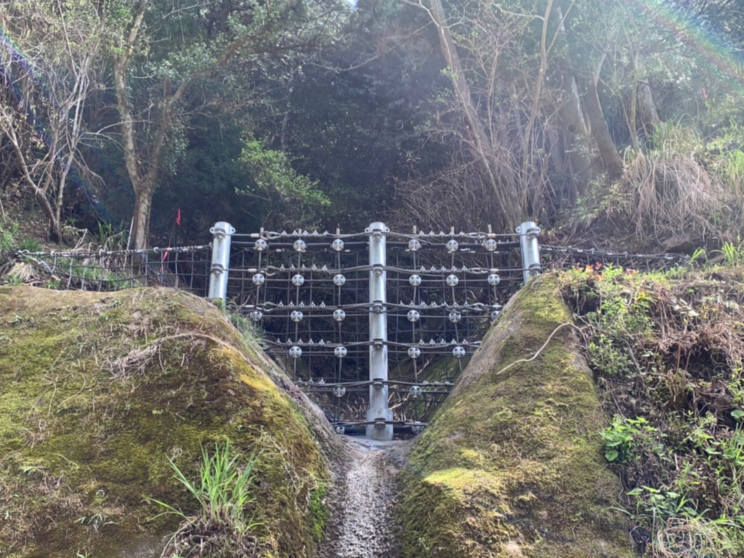 農道川畑平沢線災害防除工事(土石流対策工)